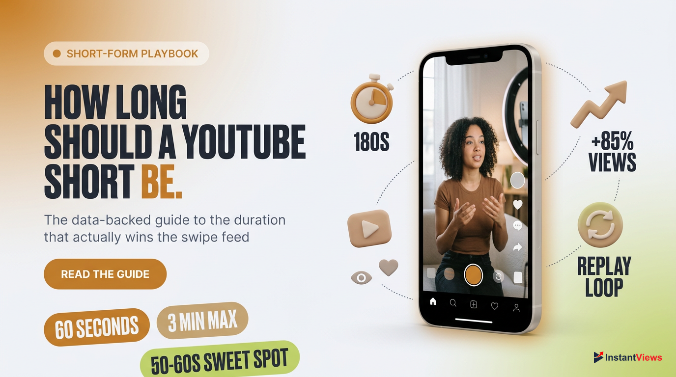 How Long Should a YouTube Short Be? (2026 Data Study)