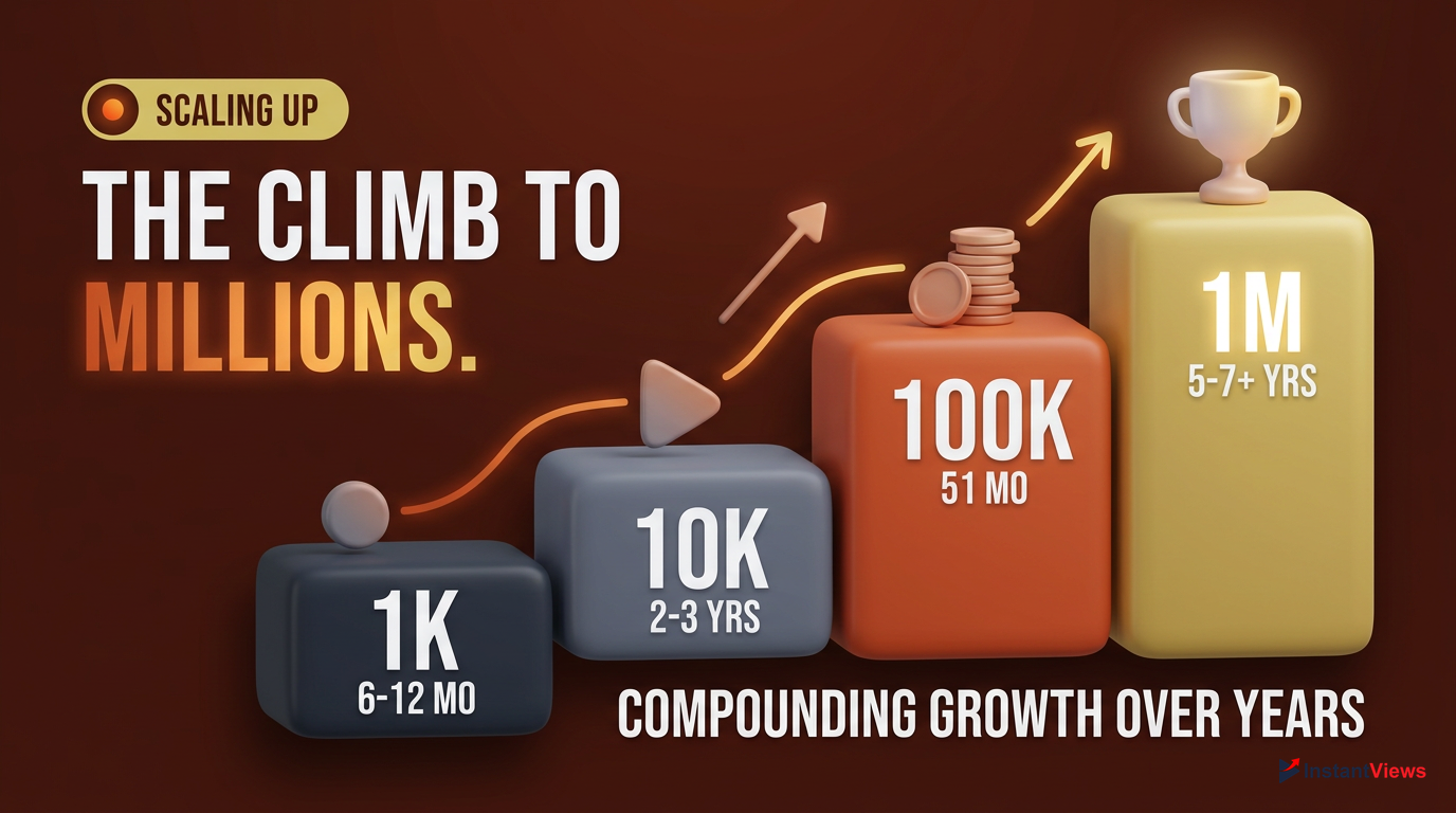 Scaling to 10K, 100K and 1M Subscribers