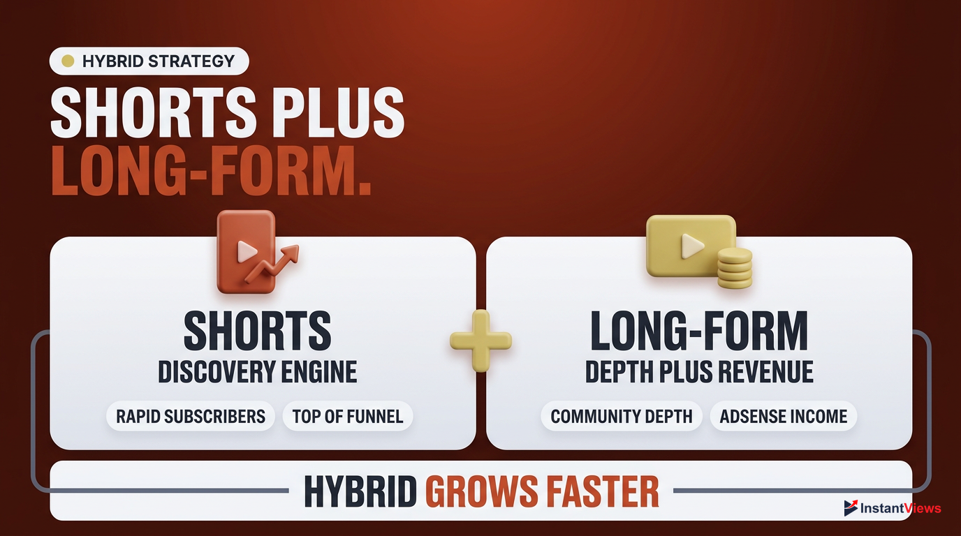 Shorts vs Long-Form: The Hybrid Strategy