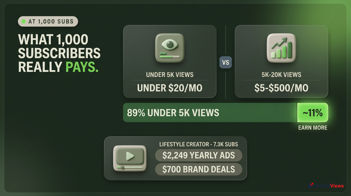 Realistic Income at 1,000 Subscribers
