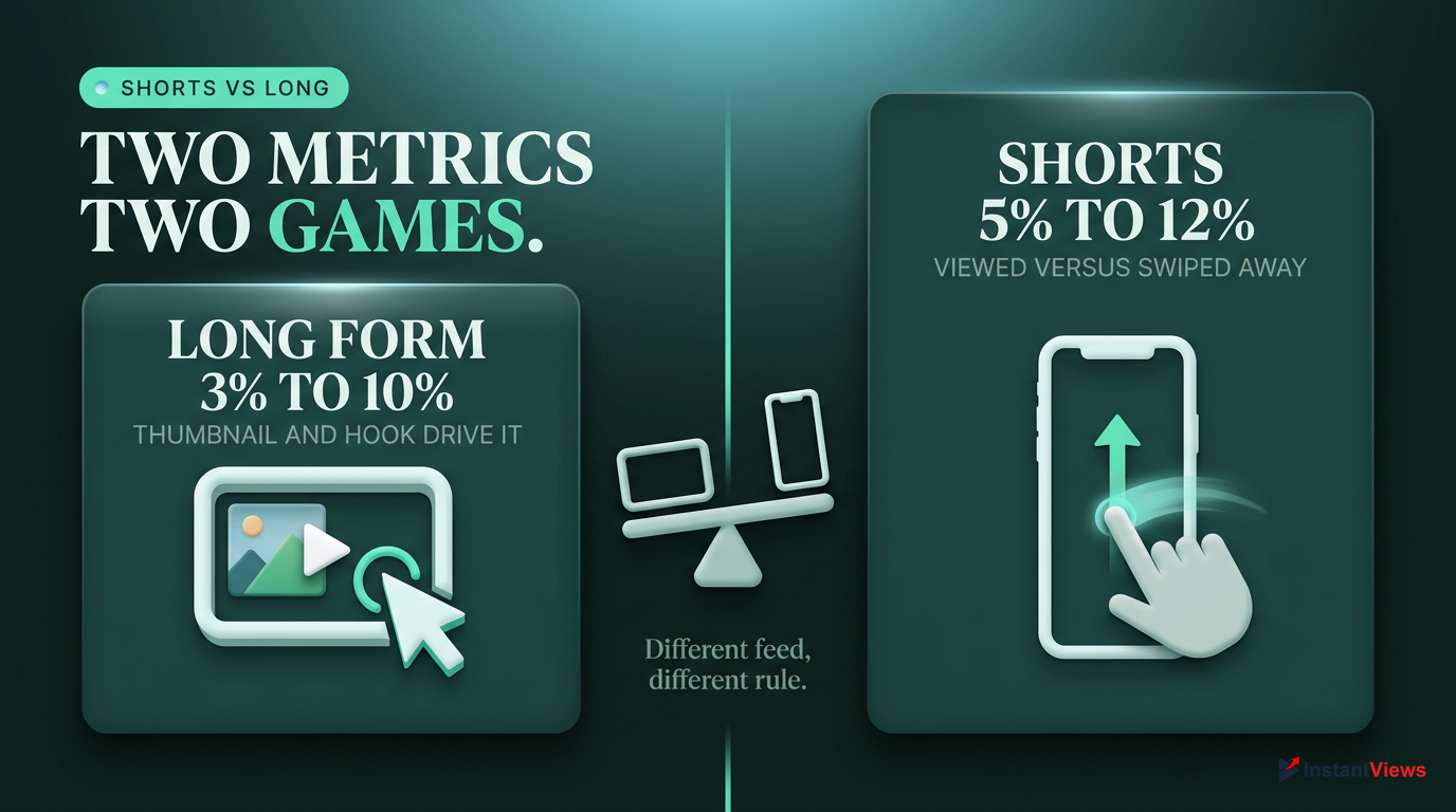 Shorts vs. Long-Form: How CTR Differs