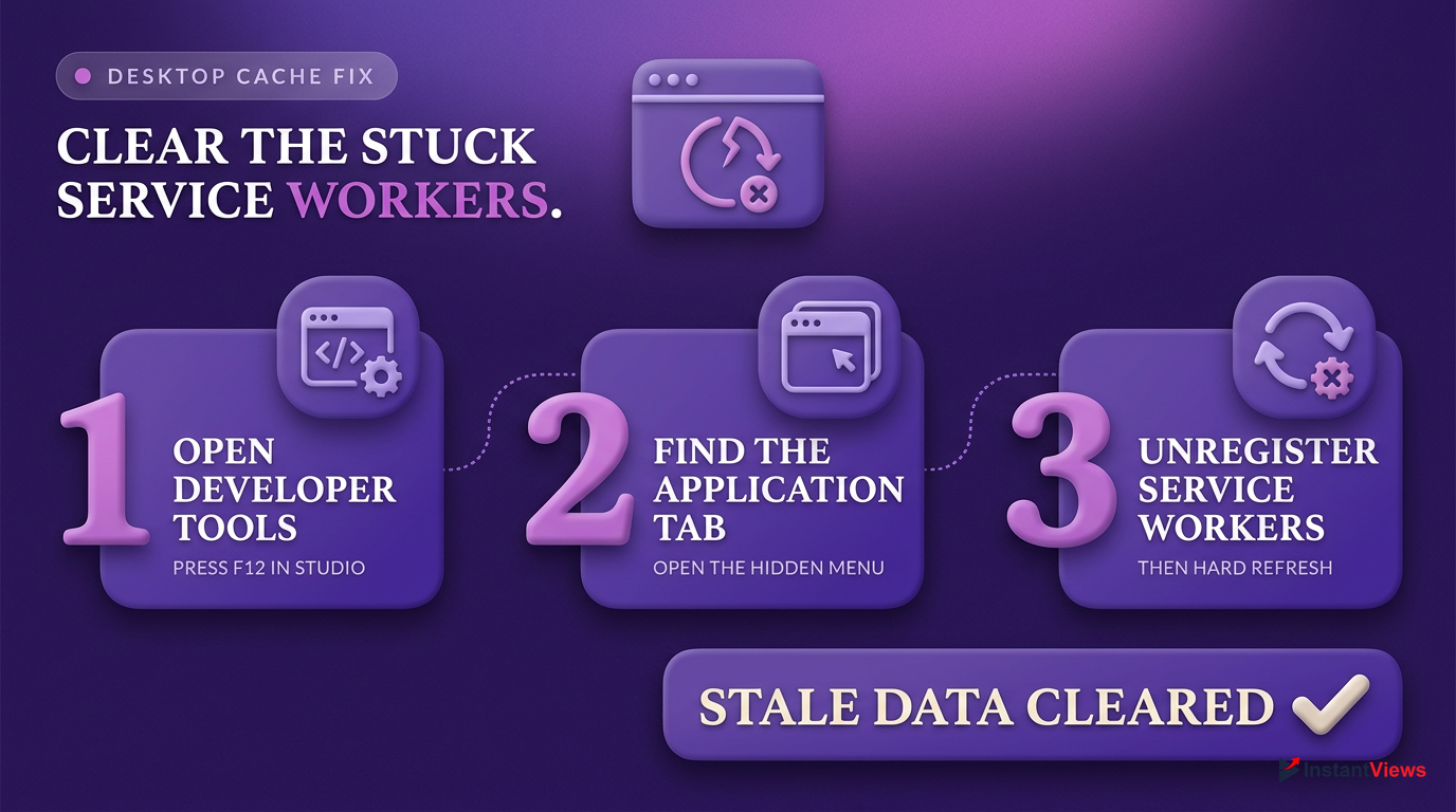 3. Step-by-Step Fix: Clearing Cache and Service Workers