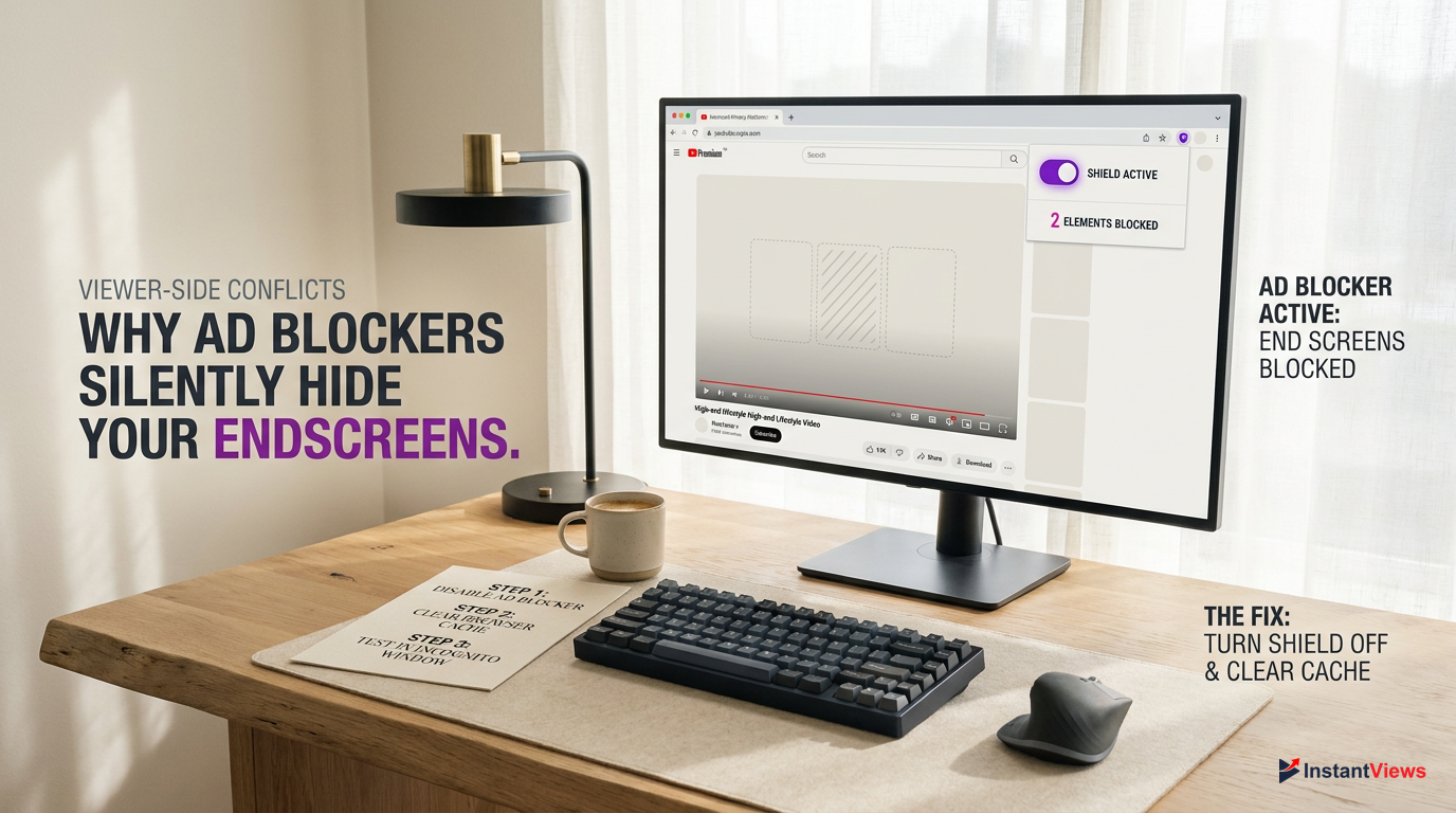 Browser Cache, Ad Blockers, and Viewer-Side Issues