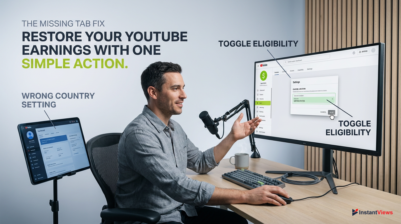 YouTube Monetization Tab Missing? The Complete 2026 Fix Guide