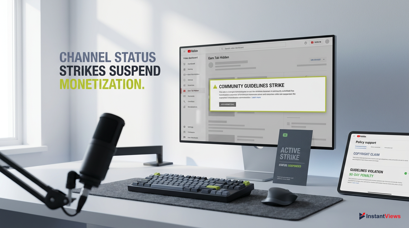 6. Community Guidelines Strikes Suspending Monetization